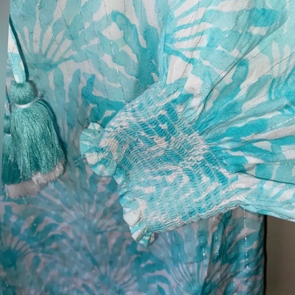 Vineyard Vines Light Blue and White Tunic Top - fits M - Picture 8 of 8